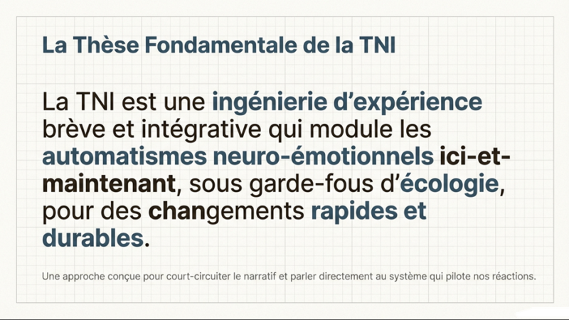 TNI 2 - Thèse fondamentale