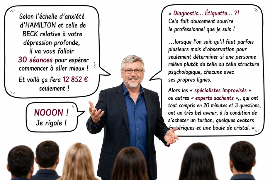 Votre thérapie n'est pas un diagnostic