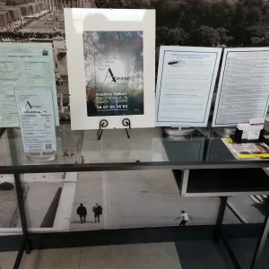 Numéro ADELI et tarifs affichés au cabinet AXone Thérapies à Mondeville