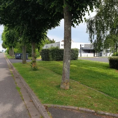 L'annexe du Colisée - Vue de la rue de Bruxelles à Mondeville